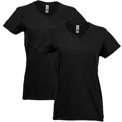 Gildan Heavy Cotton V-Neck T-Shirt Women's