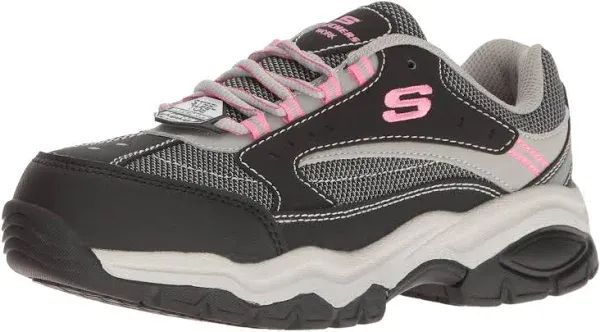 Skechers Biscoe Steel Toe Work Comfort Shoes, Women&#039;s Size 8.5 M, Multicolor