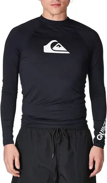 Quiksilver Boys All Time Rash Guard Top. Size Large. NWT. E