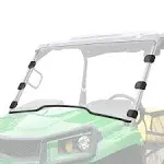 KEMIMOTO Front Full Windshield Compatible with John Deere Gator XUV 550 560 560e 590i 590e 590m, Polycarbonate Clear Windshield Scratch Resistant