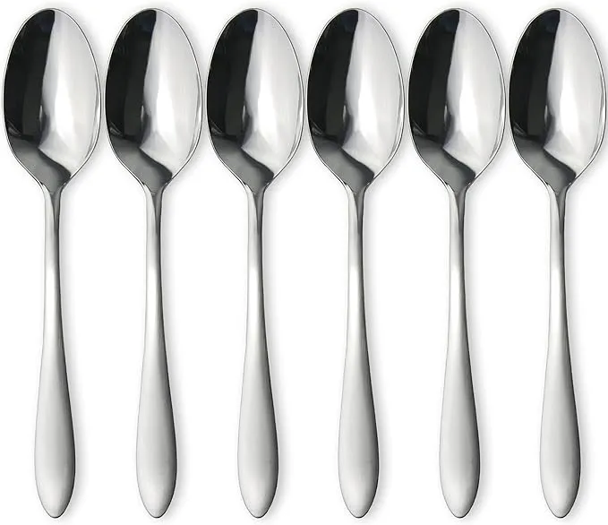 Nagao TsubameSanjo 5 Dinner Spoons + 1pcs 18cm 18-0 Stainless Made in Japan