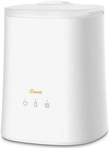 Diffuser and Top Fill Ultrasonic Air Humidifiers for Bedroom and Office, 1.2 Gal