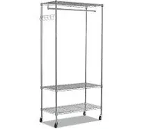 Alera Wire Shelving Garment Rack