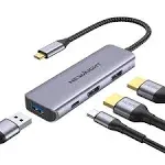 Newmight 4 in 1 Dual HDMI Adapter