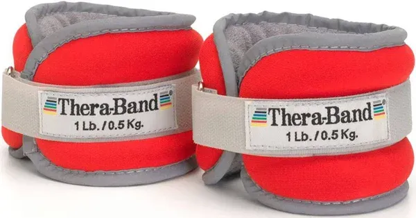 TheraBand Comfort Fit Ankle & Wrist Weight Set Blue 5lb