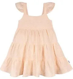 Gerber Girls' Toddler Sleeveless Gauze Dress