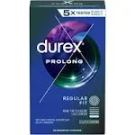 Durex Prolong Lubricated Latex Condoms (12 ct)