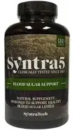 Syntratech Syntra5 Blood Sugar Support 3 Bottles Pack