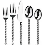 Gourmet Settings Handmade Silver Tear Flatware Set