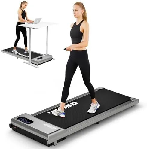 Walking Pad, Walking Pad Treadmill 330 lb Capacity,3 in 1 Portable Under Desk Treadmill for Home and Office with Remote Control, LED Display