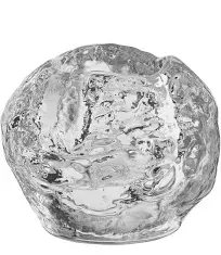 'crystal Snowball' Votive Candle Holder In Clear