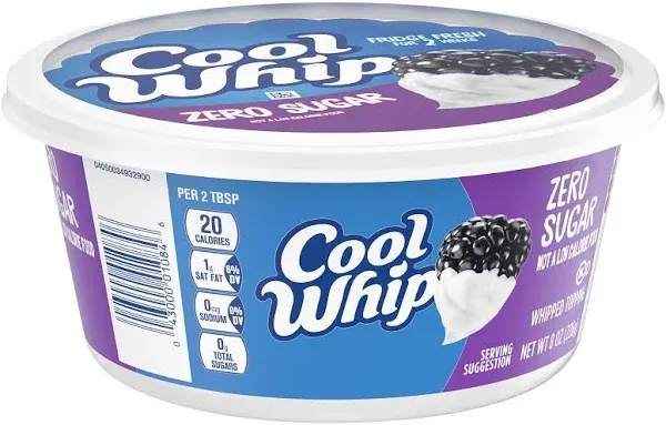 Cool Whip Sugar Free Whipped Topping