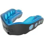 Shock Doctor Adult Gel Max Convertible Classic Fit Mouthguard, Blue/Black