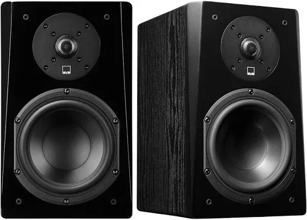 SVS Prime 6-1/2&#034; 2-Way Bookshelf Speaker - Black. Pair