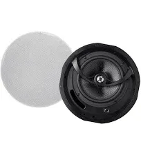 Monoprice Alpha Ceiling Speakers 8in Carbon Fiber 2-Way (Pair)