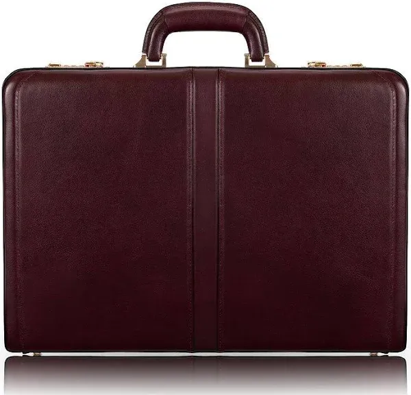 Mc Klein Reagan Leather Attache Case