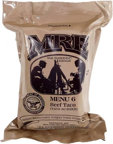 Western Frontier Mre Select Your Meal