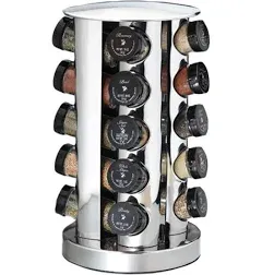 Kamenstein 30020 Revolving 20-Jar Countertop Spice Rack Tower