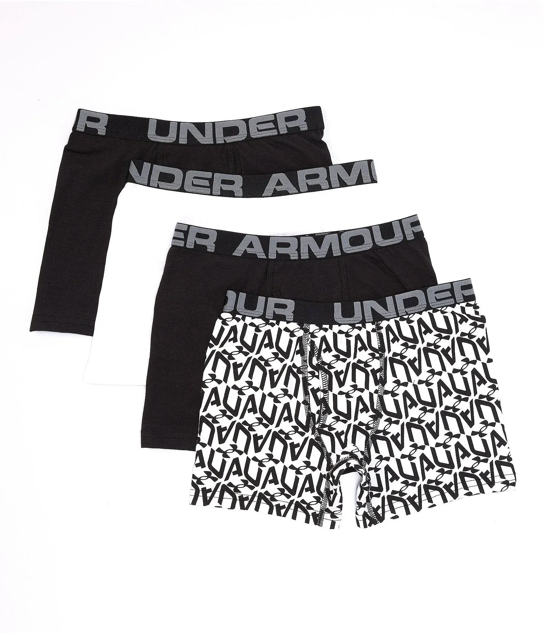 Boys' Under Armour 4 Pack Boxer Briefs