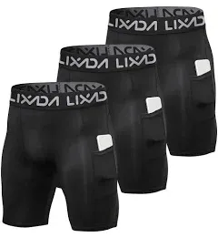 Lixada Men's Active Workout Underwear Shorts