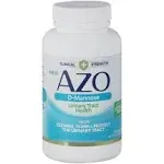 Azo D-Mannose Urinary Tract Health Dietary Supplement, 120 Capsules, Size: 4.70