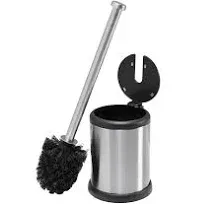 Toilet Brush and Holder | Self Closing Lid | 360 Degree Brush Head | Bathroom Cl