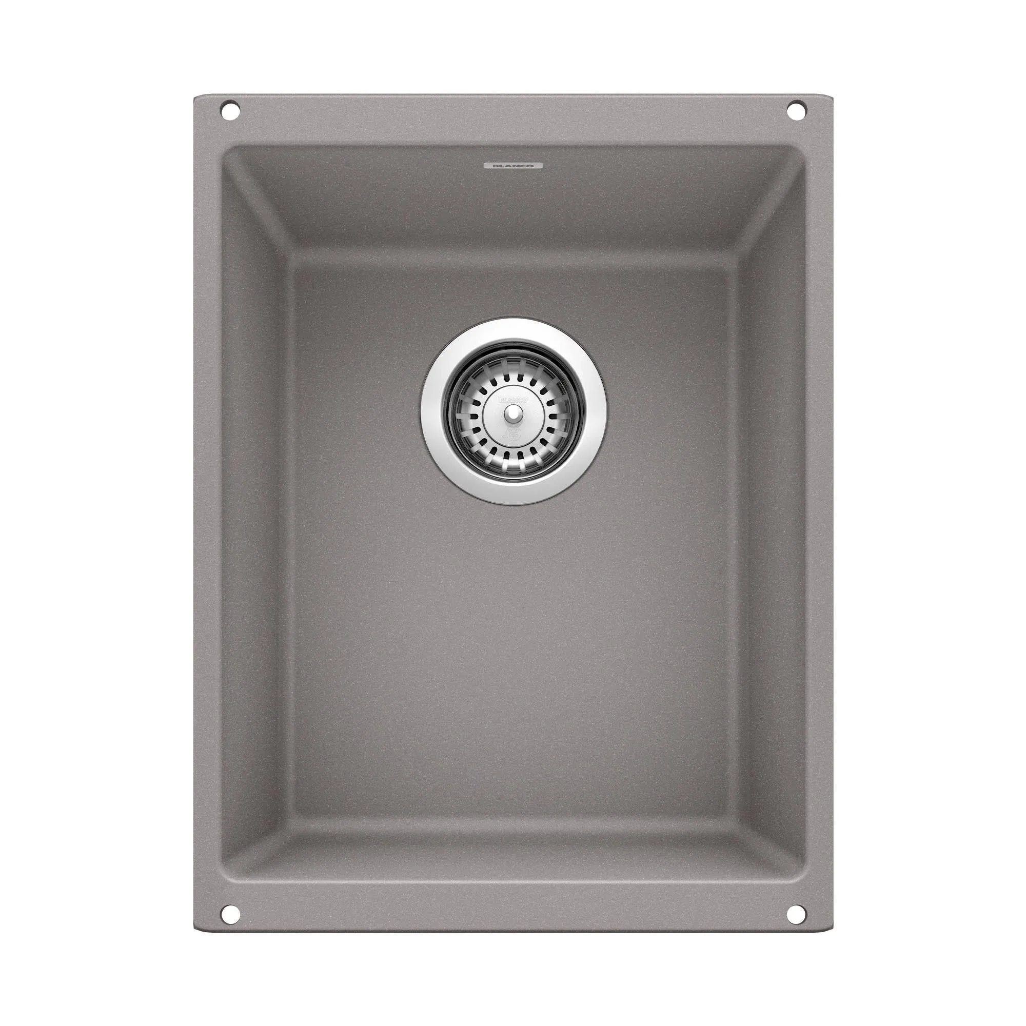 Blanco 513425 Precis Metallic Gray Medium Bowl Undermount Sink