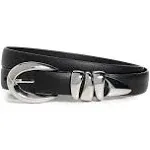 Madewell Women's Chunky Metal Leather Belt