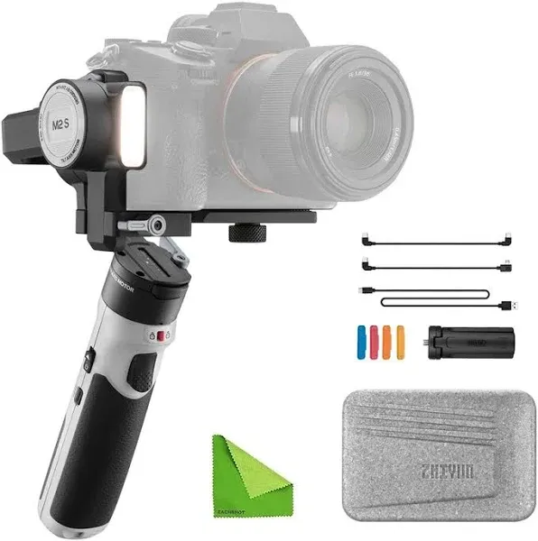 Crane M2S Combo Handheld 3-Axis Stabilizer Combo Kit with Bagback, Phone Clip...