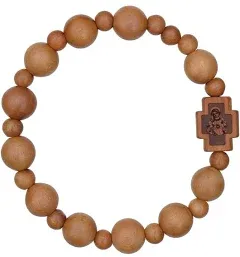 Jujube Wood Rosary Bracelet