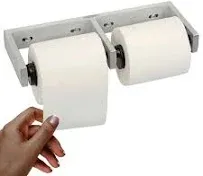 Bobrick Classic Series Two Roll Toilet Tissue Dispenser - Satin Finish