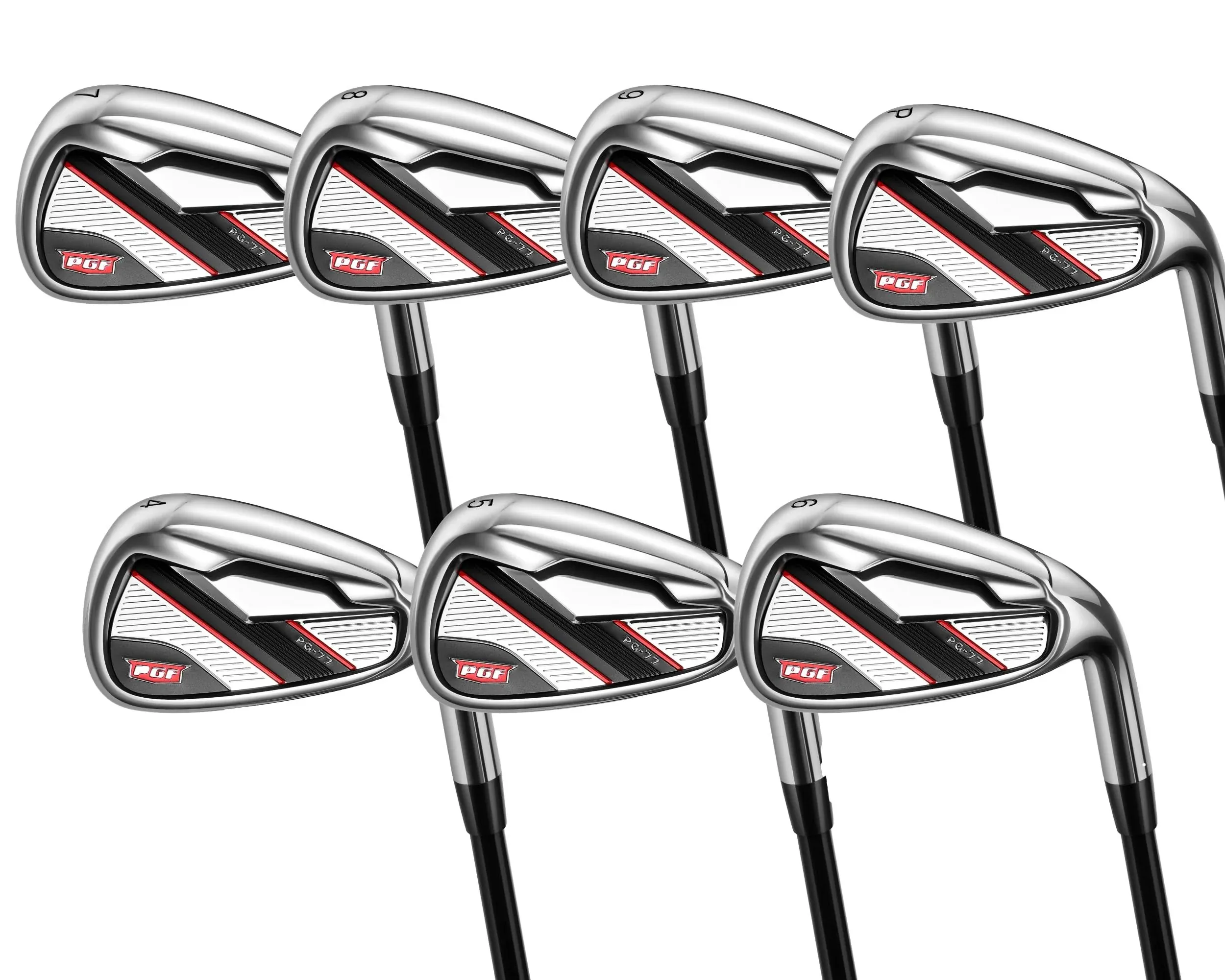 PGF Golf PG-77 Irons 4-PW [Hand: Mens Right] [Length: Standard]