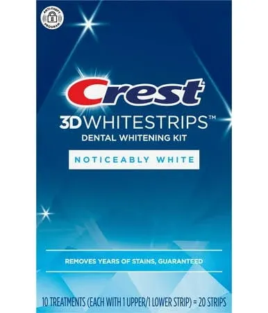 CREST Noticeably White Whitestrips Dental Whitening Kit (200 g)