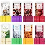 Scented Soy Wax Melts, Wax Cubes, 8X2.5 Oz, Pumpkin, Apple & Cinnamon,