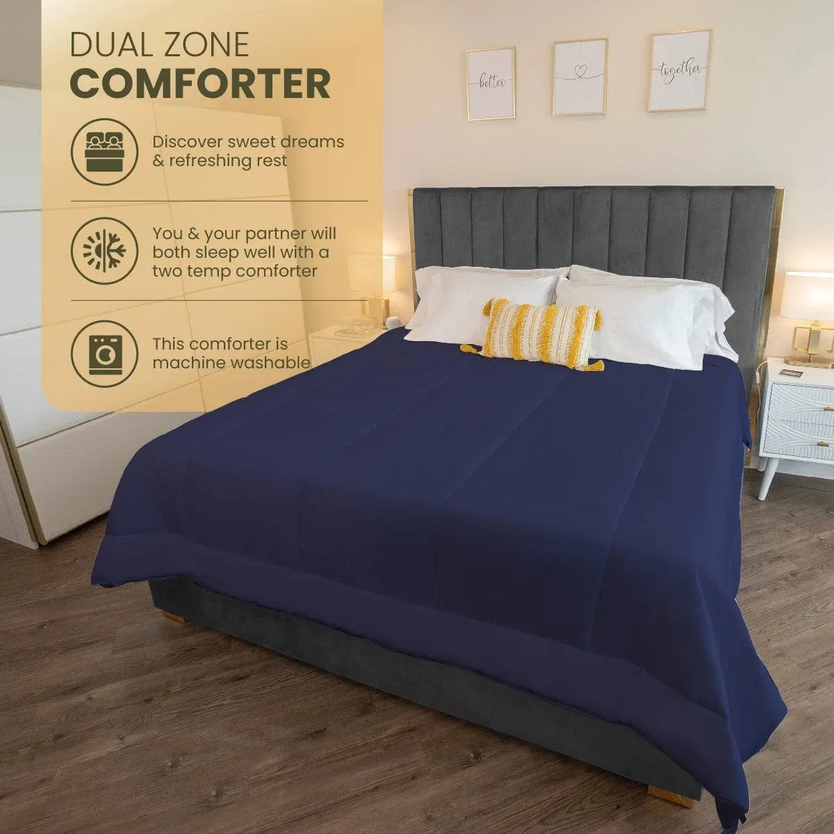 Komforte Dual Zone Couple's Comforter