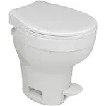 Thetford 31839 Aqua-Magic VI Permanent Toilet with Hand Sprayer - High Profile, White