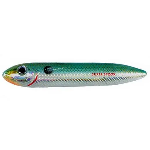 Heddon Super Spook Feathered 5" 7/8oz Lake Fork Shad