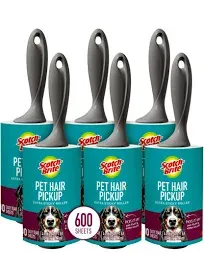 Scotch-Brite Pet Extra Sticky Lint Roller for Pet Hair, Furniture and Clothes, 70 Sheets