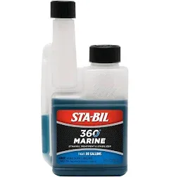 STA-BIL Marine Fuel System Treatment | Full Fuel System Cleaner, Fuel Injector Cleaner | Fuel Additive for Boats & Watercrafts, In-Season Cleaning & Protection 8 Fl. Oz.