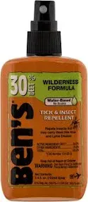 Ben's Tick & Insect Repellent - Travel Size Bug Spray with 30% DEET for Mosquitoes, Ticks & More - Up to 7 Hours of Protection - Fragrance-Free - 1.25 Fl Oz (4 Pack)