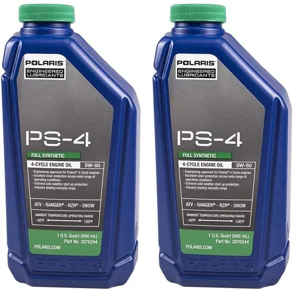 Polaris Engineered PS-4 Synthetic 4-Cycle Engine Oil