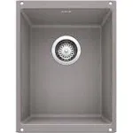 Blanco 513425 Precis Metallic Gray Medium Bowl Undermount Sink