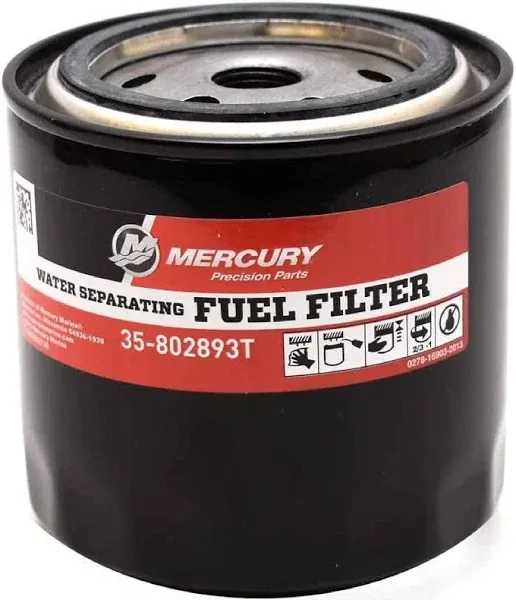 NEW QUICKSILVER OEM WATER SEPERATING FUEL FILTER # 35-802893Q01 MERCRUISER