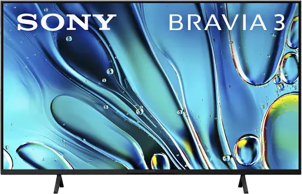 Sony 75 Inch 4K Ultra HD TV BRAVIA 3 LED Smart Google TV with Dolby Vision HDR and Exclusive Features for PlayStation®5 (K-75S30), 2024 Model BRAVIA CAM (CMU-BC1)