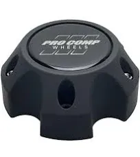 Pro Comp Flat Black Wheel Center Cap