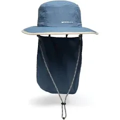 MISSION Cooling Day Venture Hat, Iron Gate - Convertible Bucket Hat with Removable Nape - Lightweight & Durable - Cools Up to 2 Hours - UPF 50 Sun Protection - Machine Washable