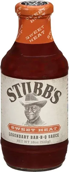 Stubb's Bar-B-Q Sauce, Legendary, Sweet Heat