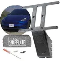 SnapPlate® Model Y - Removable Height-Adjusta<wbr/>ble Front License Plate Mount