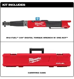 Milwaukee M12 Fuel 3/8" Digital Torque Wrench with ONE-KEY