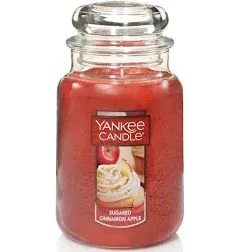 Yankee Candle Large Sugared Cinnamon Apple Jar Candle